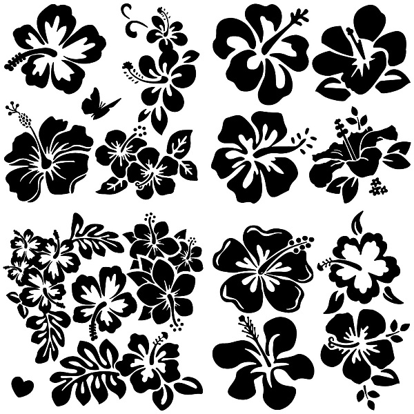 PandaHall GORGECRAFT 4 Styles Hibiscus Flower Car Sticker 20 * 20cm Hawaiian Stickers and Decals Black Hibiscus Branch Stickers Waterproof...
PandaHall GORGECRAFT 4 Styles Hibiscus Flower Car Sticker 20 * 20cm Hawaiian Stickers and Decals Black Hibiscus Branch Stickers Waterproof...