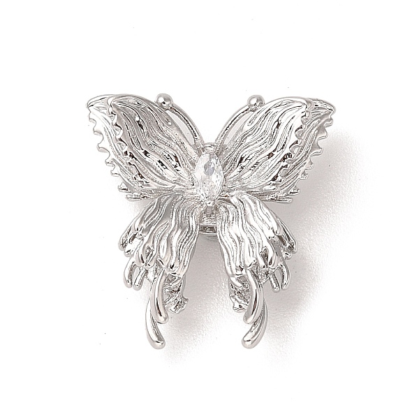 PandaHall Brass Micro Pave Clear Cubic Zirconia Beads, Butterfly, Real Platinum Plated, 23x22x9mm, Hole: 1.2mm Brass+Cubic Zirconia...
PandaHall Brass Micro Pave Clear Cubic Zirconia Beads, Butterfly, Real Platinum Plated, 23x22x9mm, Hole: 1.2mm Brass+Cubic Zirconia...