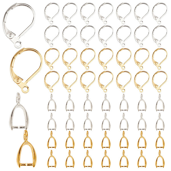 PandaHall CREATCABIN DIY Jewelry Making Finding Kit, Including Brass Leverabck Earring Findings, with Horizontal Loops, Ice Pick pinch Bails...
PandaHall CREATCABIN DIY Jewelry Making Finding Kit, Including Brass Leverabck Earring Findings, with Horizontal Loops, Ice Pick pinch Bails...