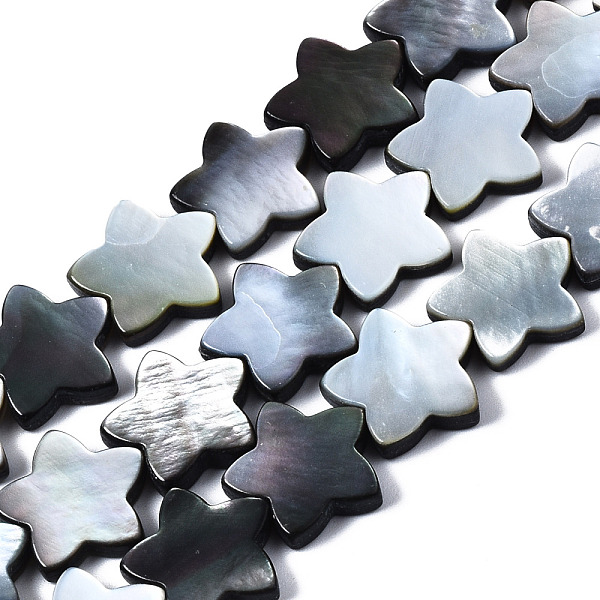 PandaHall Natural Black Lip Shell Beads Strands, Star, 13.5x14x3mm, Hole: 1mm, about 26pcs/strand, 12.80 inch(32.5cm) Black Lip Shell Star
PandaHall Natural Black Lip Shell Beads Strands, Star, 13.5x14x3mm, Hole: 1mm, about 26pcs/strand, 12.80 inch(32.5cm) Black Lip Shell Star
