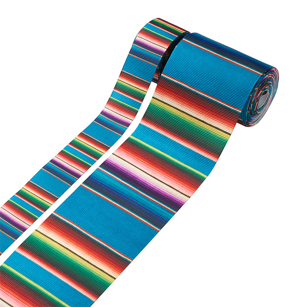 PandaHall 2Rolls 2 Styles Stripe Pattern Printed Polyester Grosgrain Ribbon, for DIY Bowknot Accessories, Colorful, 1roll/style Polyester...
PandaHall 2Rolls 2 Styles Stripe Pattern Printed Polyester Grosgrain Ribbon, for DIY Bowknot Accessories, Colorful, 1roll/style Polyester...