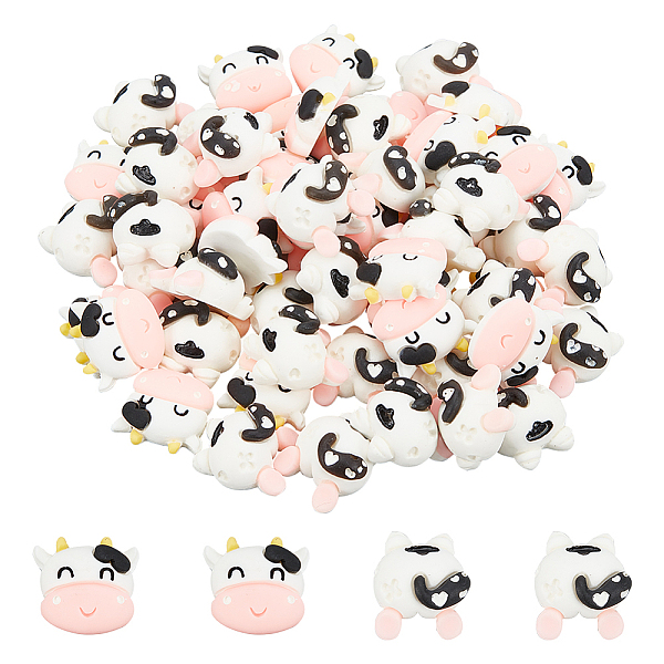 PandaHall 60Pcs 2 Styles Opaque Resin Cabochons, Cow Tail & Cow Head Shape, Mixed Color, 18.5~21x18~20.5x8~11.5mm, 30pcs/style Resin Cattle..., Multicolor
PandaHall 60Pcs 2 Styles Opaque Resin Cabochons, Cow Tail & Cow Head Shape, Mixed Color, 18.5~21x18~20.5x8~11.5mm, 30pcs/style Resin Cattle..., Multicolor
