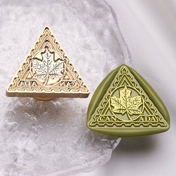 PandaHall Golden Plated Triangle Shaped Wax Seal Brass Stamp Head, for Wax Seal Stamp, Leaf, 26x30x14mm, Hole: 7mm Brass Leaf
PandaHall Golden Plated Triangle Shaped Wax Seal Brass Stamp Head, for Wax Seal Stamp, Leaf, 26x30x14mm, Hole: 7mm Brass Leaf