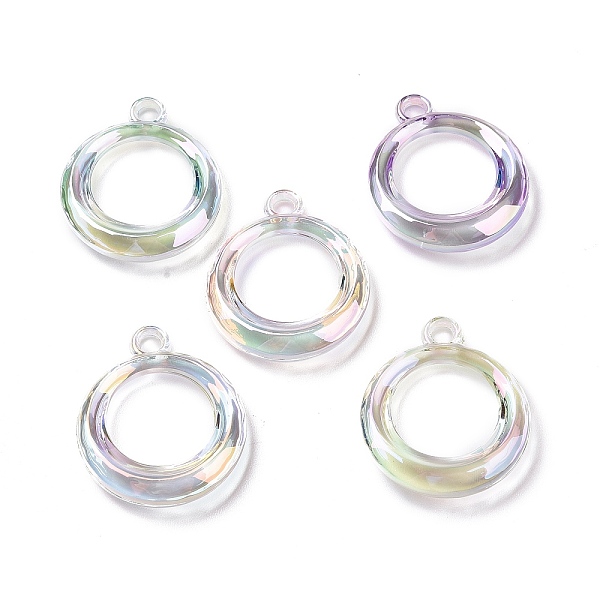 PandaHall UV Plating Rainbow Iridescent Acrylic Pendants, Ring, Mixed Color, 32.5x27.5x6mm, Hole: 3mm Acrylic Ring Multicolor
PandaHall UV Plating Rainbow Iridescent Acrylic Pendants, Ring, Mixed Color, 32.5x27.5x6mm, Hole: 3mm Acrylic Ring Multicolor