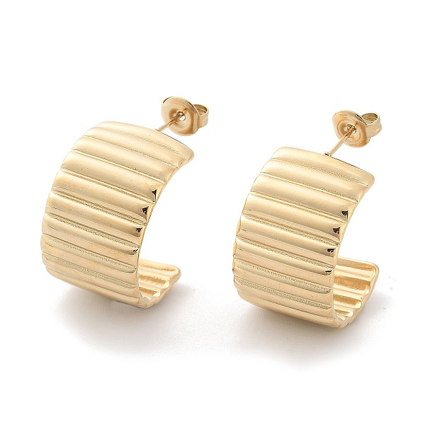 PandaHall 304 Stainless Steel Stud Earrings, Arch, Real 14K Gold Plated, 23x14.5mm 304 Stainless Steel Arch
PandaHall 304 Stainless Steel Stud Earrings, Arch, Real 14K Gold Plated, 23x14.5mm 304 Stainless Steel Arch