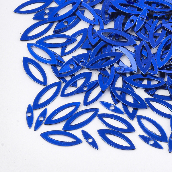PandaHall Ornament Accessories, PVC Plastic Paillette/Sequins Links, Horse Eye, Blue, 9~10x3.5~4x0.4mm, Hole: 4x1.5mm, about 3000pcs/50g PVC...
PandaHall Ornament Accessories, PVC Plastic Paillette/Sequins Links, Horse Eye, Blue, 9~10x3.5~4x0.4mm, Hole: 4x1.5mm, about 3000pcs/50g PVC...