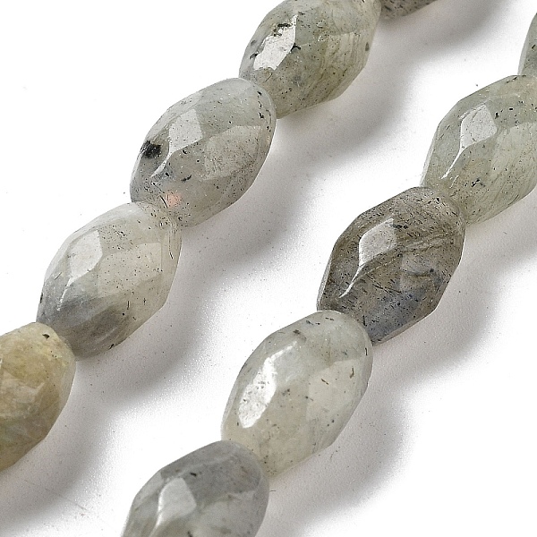 PandaHall Natural Labradorite Beads Strands, Faceted Rice, 12.5x8mm, Hole: 1.2mm, about 16pcs/strand, 7.68''(19.5cm) Labradorite Rice
PandaHall Natural Labradorite Beads Strands, Faceted Rice, 12.5x8mm, Hole: 1.2mm, about 16pcs/strand, 7.68''(19.5cm) Labradorite Rice