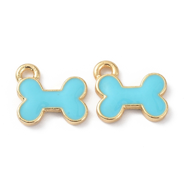 PandaHall Bone Alloy Enamel Pendants, Light Gold, Sky Blue, 11.8x12.8x2.2mm, Hole: 1.5mm Alloy+Enamel Others
PandaHall Bone Alloy Enamel Pendants, Light Gold, Sky Blue, 11.8x12.8x2.2mm, Hole: 1.5mm Alloy+Enamel Others
