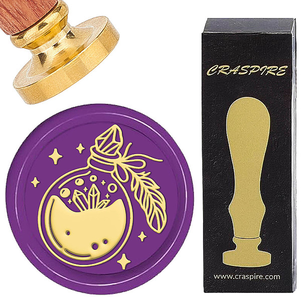 PandaHall CRASPIRE Wax Seal Stamp Magic Potion with Crystal 25mm Sealing Wax Stamps Star Retro Rosewood Handle Removable Brass Head for...
PandaHall CRASPIRE Wax Seal Stamp Magic Potion with Crystal 25mm Sealing Wax Stamps Star Retro Rosewood Handle Removable Brass Head for...