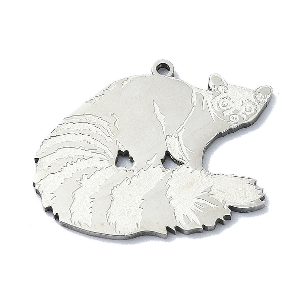 PandaHall 201 Stainless Steel Pendants, Laser Cut, Raccoon Charm, Stainless Steel Color, 24x29x1.5mm, Hole: 1.5mm 201 Stainless Steel...
PandaHall 201 Stainless Steel Pendants, Laser Cut, Raccoon Charm, Stainless Steel Color, 24x29x1.5mm, Hole: 1.5mm 201 Stainless Steel...