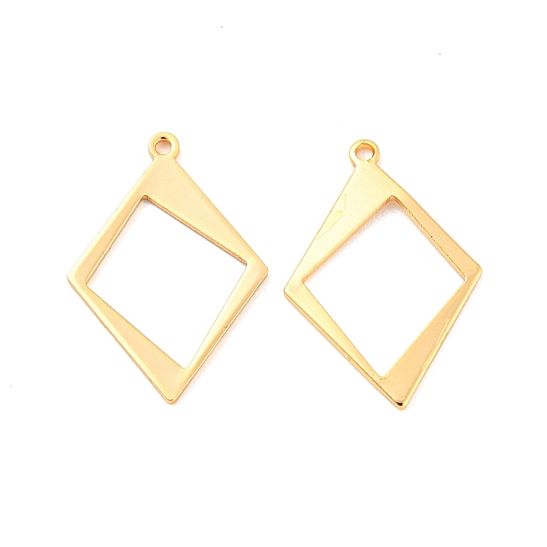 PandaHall Rack Plating Brass Pendants, Rhombus Charm, Real 18K Gold Plated, 23x16x1mm, Hole: 1.2mm Brass Rhombus
PandaHall Rack Plating Brass Pendants, Rhombus Charm, Real 18K Gold Plated, 23x16x1mm, Hole: 1.2mm Brass Rhombus