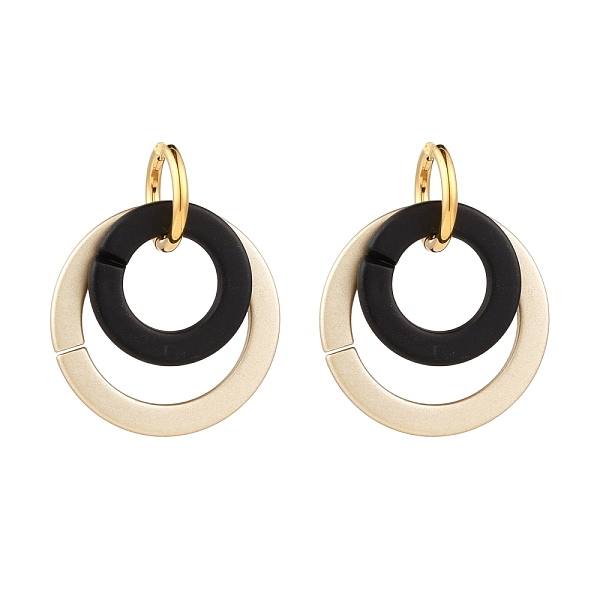 PandaHall Golden Plated 304 Stainless Steel Huggie Hoop Earrings, with Spray Painted CCB Plastic and Acrylic Linking Rings, Gold...
PandaHall Golden Plated 304 Stainless Steel Huggie Hoop Earrings, with Spray Painted CCB Plastic and Acrylic Linking Rings, Gold...