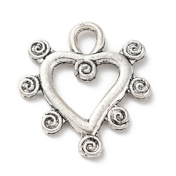 PandaHall Tibetan Style Alloy Pendants, Heart, Antique Silver, 21x19x2mm, Hole: 3.5x2.5mm, about 403pcs/500g Alloy Heart
PandaHall Tibetan Style Alloy Pendants, Heart, Antique Silver, 21x19x2mm, Hole: 3.5x2.5mm, about 403pcs/500g Alloy Heart