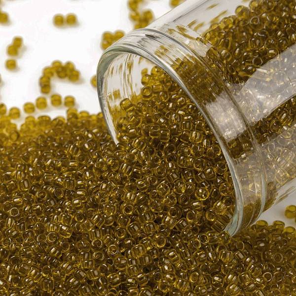 PandaHall TOHO Round Seed Beads, Japanese Seed Beads, (2155) Transparent Chamomile, 15/0, 1.5mm, Hole: 0.7mm, about 3000pcs/bottle..., Gold
PandaHall TOHO Round Seed Beads, Japanese Seed Beads, (2155) Transparent Chamomile, 15/0, 1.5mm, Hole: 0.7mm, about 3000pcs/bottle..., Gold