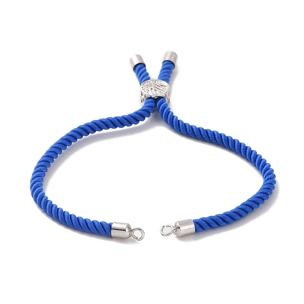 PandaHall Cotton Cord Bracelet Making, with Brass Findings, Flat Round with Tree of Life, Blue, 8-5/8 inch(22cm), Hole: 2mm Cotton Blue
PandaHall Cotton Cord Bracelet Making, with Brass Findings, Flat Round with Tree of Life, Blue, 8-5/8 inch(22cm), Hole: 2mm Cotton Blue