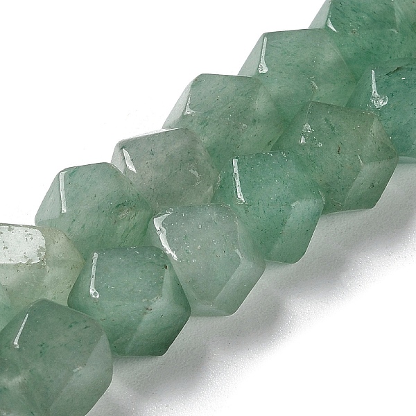 PandaHall Natural Green Aventurine Star Cut Round Beads Strands, Faceted, 7~8.5x7~8.5x7~8.5mm, Hole: 1.2mm, about 25~26pcs/strand...
PandaHall Natural Green Aventurine Star Cut Round Beads Strands, Faceted, 7~8.5x7~8.5x7~8.5mm, Hole: 1.2mm, about 25~26pcs/strand...