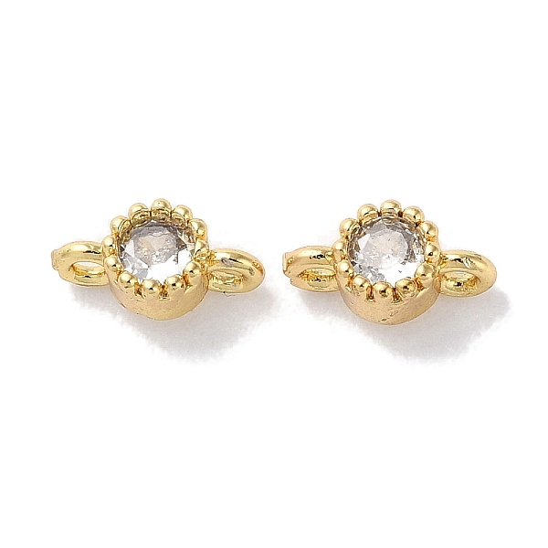 PandaHall Rack Plating Brass Pave Clear Cubic Zirconia Connector Charms, Flat Round Links, Long-Lasting Plated, Lead Free & Cadmium Free...
PandaHall Rack Plating Brass Pave Clear Cubic Zirconia Connector Charms, Flat Round Links, Long-Lasting Plated, Lead Free & Cadmium Free...