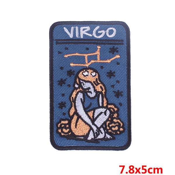 PandaHall Rectangle with Constellation Computerized Embroidery Cloth Iron on/Sew on Patches, Costume Accessories, Virgo, 78x50mm Cloth Virgo
PandaHall Rectangle with Constellation Computerized Embroidery Cloth Iron on/Sew on Patches, Costume Accessories, Virgo, 78x50mm Cloth Virgo
