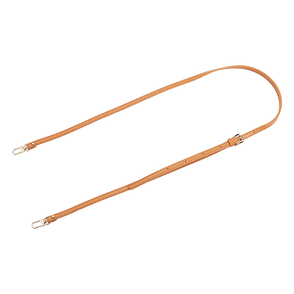 PandaHall Leather Chain Bag Strap, with Alloy Clasps, Bag Replacement Accessories, Sandy Brown, 107~125x1x0.3cm Leather
PandaHall Leather Chain Bag Strap, with Alloy Clasps, Bag Replacement Accessories, Sandy Brown, 107~125x1x0.3cm Leather