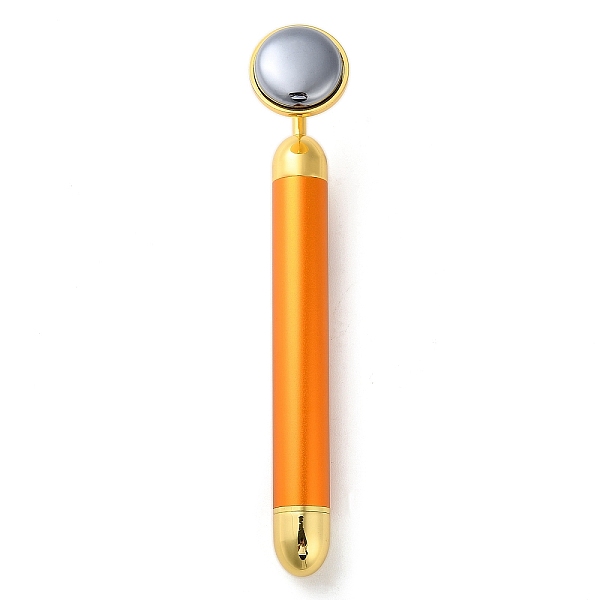 PandaHall Brass Massage Sticks, Massage Tools, with Synthetic Terahertz Stone Acupuncture, Golden, 152x28.5x32.5mm Terahertz Stone
PandaHall Brass Massage Sticks, Massage Tools, with Synthetic Terahertz Stone Acupuncture, Golden, 152x28.5x32.5mm Terahertz Stone
