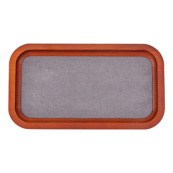PandaHall Rectangle Wood Jewelry Trays, Covered with Velvet, Jewelry Organizer Trays for Earrings, Rings, Bracelets, Peru, 18x9.9x1.5cm..., Brown
PandaHall Rectangle Wood Jewelry Trays, Covered with Velvet, Jewelry Organizer Trays for Earrings, Rings, Bracelets, Peru, 18x9.9x1.5cm..., Brown