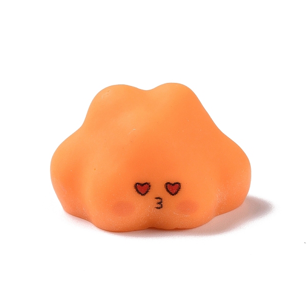 PandaHall Cute Opaque Resin Cabochons, Cloud with Face Pattern, Dark Orange, 21x27x17mm Resin Body
PandaHall Cute Opaque Resin Cabochons, Cloud with Face Pattern, Dark Orange, 21x27x17mm Resin Body