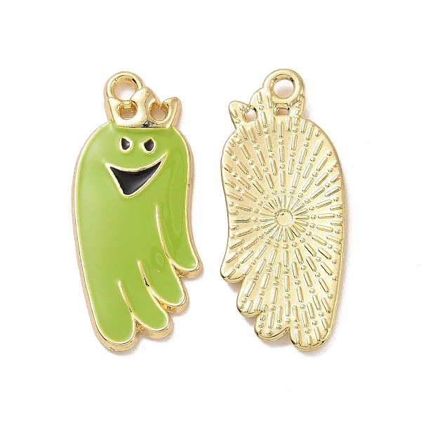 PandaHall Halloween Theme Rack Plating Alloy Enamel Pendants, Ghost Charms, Light Gold, 30x13x2mm, Hole: 2mm Alloy+Enamel Ghost
PandaHall Halloween Theme Rack Plating Alloy Enamel Pendants, Ghost Charms, Light Gold, 30x13x2mm, Hole: 2mm Alloy+Enamel Ghost