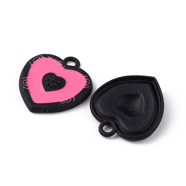 PandaHall Spray Painted Alloy Pendants, Heart with Flower Charm, Pink, 21x19x3mm, Hole: 2mm Alloy Heart Pink
PandaHall Spray Painted Alloy Pendants, Heart with Flower Charm, Pink, 21x19x3mm, Hole: 2mm Alloy Heart Pink