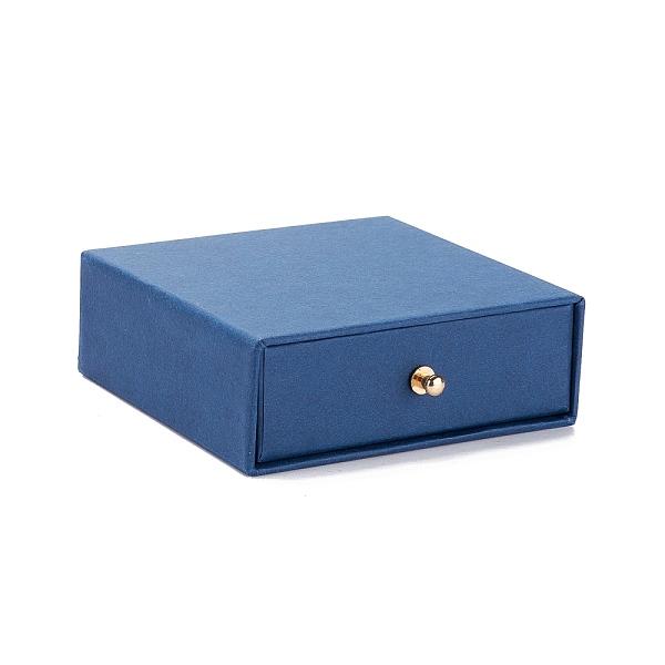PandaHall Square Paper Drawer Jewelry Set Box, with Brass Rivet, for Earring, Ring and Necklace Gifts Packaging, Marine Blue, 10x10x3~3.2cm...
PandaHall Square Paper Drawer Jewelry Set Box, with Brass Rivet, for Earring, Ring and Necklace Gifts Packaging, Marine Blue, 10x10x3~3.2cm...