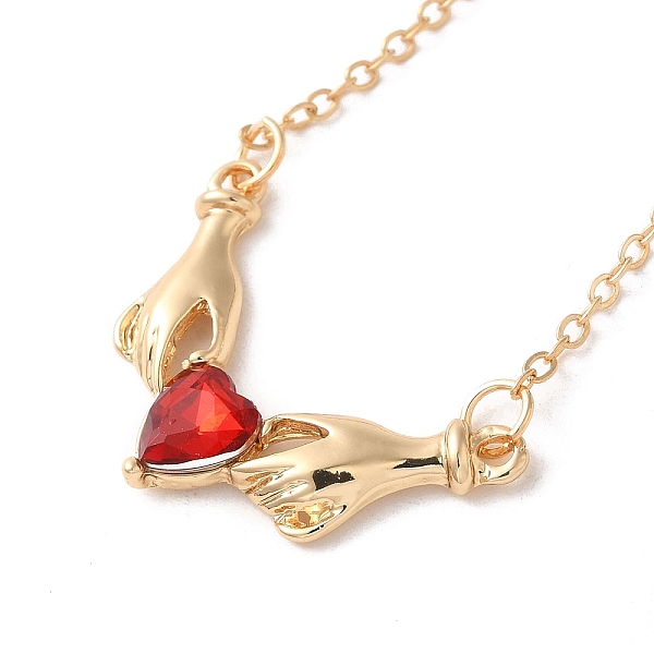 PandaHall Alloy Rhinestone Hands with Heart Pendant Necklace, Alloy Jewelry for Women, Golden, 17.91 inch(45.5cm) Alloy Heart Red
PandaHall Alloy Rhinestone Hands with Heart Pendant Necklace, Alloy Jewelry for Women, Golden, 17.91 inch(45.5cm) Alloy Heart Red