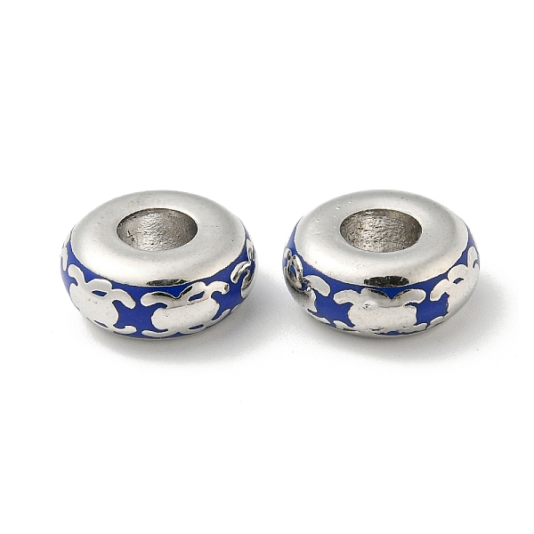 PandaHall Alloy Enamel European Beads, Large Hole Beads, Platinum, Rondelle with Spider, Medium Blue, 13x5.5mm, Hole: 5mm Alloy+Enamel...
PandaHall Alloy Enamel European Beads, Large Hole Beads, Platinum, Rondelle with Spider, Medium Blue, 13x5.5mm, Hole: 5mm Alloy+Enamel...
