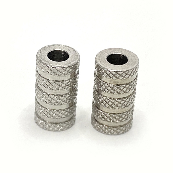 PandaHall 304 Stainless Steel Tube Beads, Grooved, Column, Stainless Steel Color, 11x6mm, Hole: 3mm 304 Stainless Steel Column
PandaHall 304 Stainless Steel Tube Beads, Grooved, Column, Stainless Steel Color, 11x6mm, Hole: 3mm 304 Stainless Steel Column