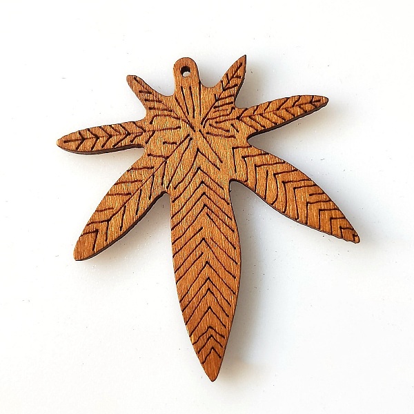 PandaHall Maple Wood Pendants, Hollow, Leaf, Sienna, 49x43x2mm, Hole: 1.5mm Wood Leaf Brown
PandaHall Maple Wood Pendants, Hollow, Leaf, Sienna, 49x43x2mm, Hole: 1.5mm Wood Leaf Brown