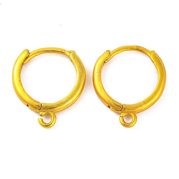PandaHall Brass Hoop Earring Findings, Lead Free & Cadmium Free, Golden, 16x2mm, Hole: 2mm, Pin: 1mm Brass
PandaHall Brass Hoop Earring Findings, Lead Free & Cadmium Free, Golden, 16x2mm, Hole: 2mm, Pin: 1mm Brass