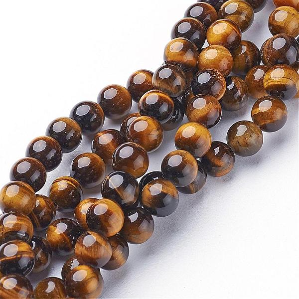 PandaHall Gemstone Beads Strands, Grade A Tiger Eye, Round, about 8mm in diameter, hole: 1mm, about 46pcs/strand, 15.5 inch Tiger Eye Round..., Gold
PandaHall Gemstone Beads Strands, Grade A Tiger Eye, Round, about 8mm in diameter, hole: 1mm, about 46pcs/strand, 15.5 inch Tiger Eye Round..., Gold