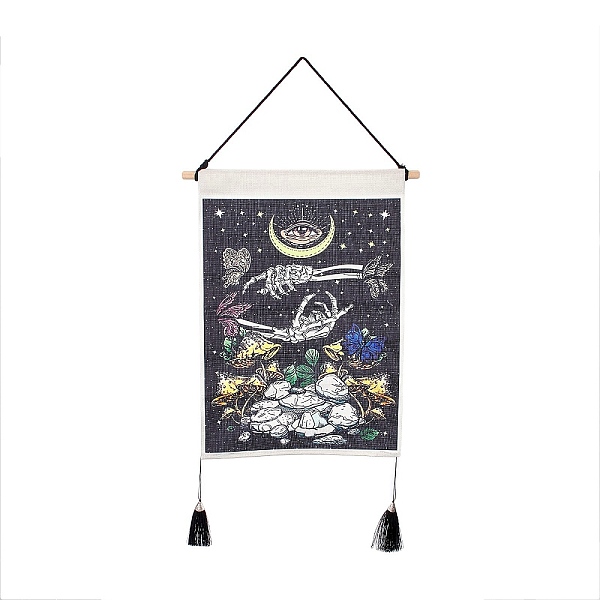 PandaHall Polyester Decorative Wall Tapestrys, for Home Decoration, with Wood Bar, Nulon Rope, Plastic Hook, Rectangle, Butterfly Pattern...
PandaHall Polyester Decorative Wall Tapestrys, for Home Decoration, with Wood Bar, Nulon Rope, Plastic Hook, Rectangle, Butterfly Pattern...