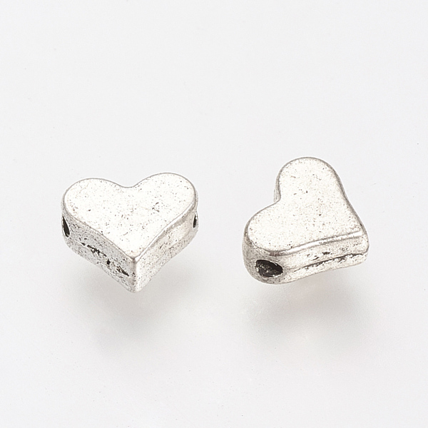 PandaHall Tibetan Style Alloy Beads, Heart, Cadmium Free & Lead Free, Antique Silver, 6x7x3mm, Hole: 1mm, about 2720pcs/1000g Alloy Heart
PandaHall Tibetan Style Alloy Beads, Heart, Cadmium Free & Lead Free, Antique Silver, 6x7x3mm, Hole: 1mm, about 2720pcs/1000g Alloy Heart