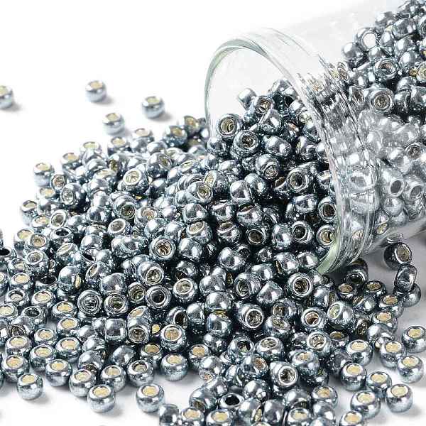 PandaHall TOHO Round Seed Beads, Japanese Seed Beads, (565) Galvanized Grey Blue, 8/0, 3mm, Hole: 1mm, about 222pcs/10g Glass Blue
PandaHall TOHO Round Seed Beads, Japanese Seed Beads, (565) Galvanized Grey Blue, 8/0, 3mm, Hole: 1mm, about 222pcs/10g Glass Blue