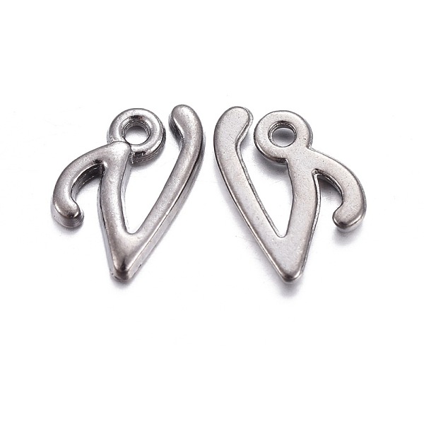 PandaHall Gunmetal Plated Alloy Letter Pendants, Rack Plating, Cadmium Free & Lead Free, Letter.V, 13x8x2mm, Hole: 1.5mm Alloy Letter V
PandaHall Gunmetal Plated Alloy Letter Pendants, Rack Plating, Cadmium Free & Lead Free, Letter.V, 13x8x2mm, Hole: 1.5mm Alloy Letter V