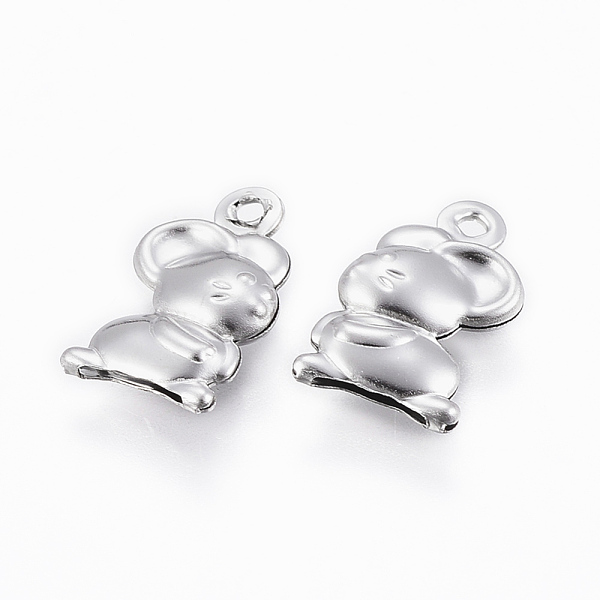 PandaHall 304 Stainless Steel Pendants, Mouse, Stainless Steel Color, 15x9x3mm, Hole: 1.2mm 304 Stainless Steel Mouse
PandaHall 304 Stainless Steel Pendants, Mouse, Stainless Steel Color, 15x9x3mm, Hole: 1.2mm 304 Stainless Steel Mouse