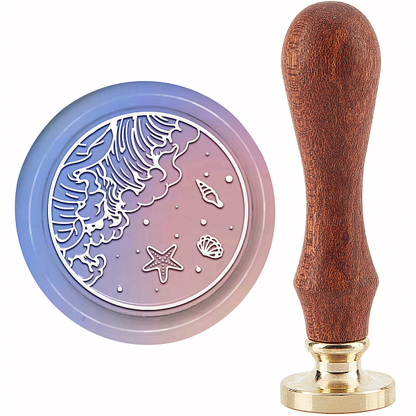 PandaHall CRASPIRE Beaches Wax Seal Stamp Shells Sealing Wax Stamps Starfish 30mm Retro Vintage Removable Brass Stamp Head with Wood Handle...
PandaHall CRASPIRE Beaches Wax Seal Stamp Shells Sealing Wax Stamps Starfish 30mm Retro Vintage Removable Brass Stamp Head with Wood Handle...