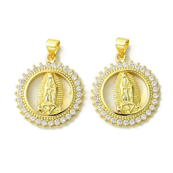 PandaHall Brass Micro Pave Cubic Zirconia Pendants, Real 18K Gold Plated, Flat Round, 24.5x21.5x3mm, Hole: 4x3mm Brass+Cubic Zirconia Flat..., Clear
PandaHall Brass Micro Pave Cubic Zirconia Pendants, Real 18K Gold Plated, Flat Round, 24.5x21.5x3mm, Hole: 4x3mm Brass+Cubic Zirconia Flat..., Clear