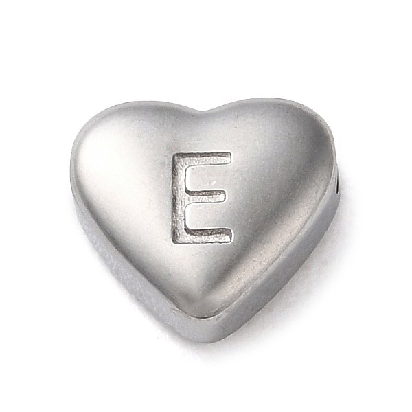 PandaHall 201 Stainless Steel Beads, Stainless Steel Color, Heart, Letter E, 7x8x3.5mm, Hole: 1.5mm 201 Stainless Steel Letter E
PandaHall 201 Stainless Steel Beads, Stainless Steel Color, Heart, Letter E, 7x8x3.5mm, Hole: 1.5mm 201 Stainless Steel Letter E