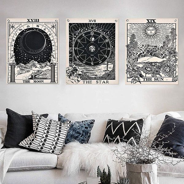 PandaHall Polyester Banner Decoration, Photography Backdrops, Rectangle with Tarot Pattern, Black, 600x500mm, 3pcs/set Polyester Rectangle...
PandaHall Polyester Banner Decoration, Photography Backdrops, Rectangle with Tarot Pattern, Black, 600x500mm, 3pcs/set Polyester Rectangle...