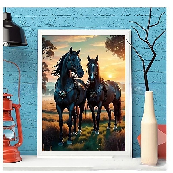 PandaHall DIY Diamond Painting Stickers Kits For Kids, including Resin Rhinestone, Diamond Sticky Pen, Tray Plate, Glue Clay, Horse...
PandaHall DIY Diamond Painting Stickers Kits For Kids, including Resin Rhinestone, Diamond Sticky Pen, Tray Plate, Glue Clay, Horse...