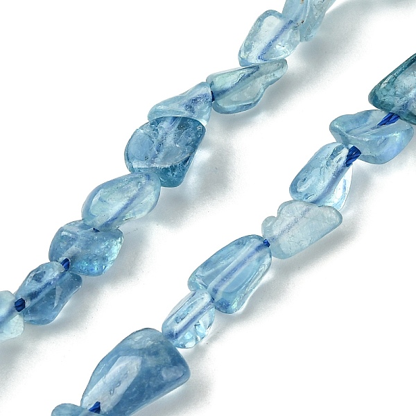 PandaHall Natural Aquamarine Beads Strands, Nuggets Shape, 6x8mm, Hole: 1mm, about 59pcs/strand, 15.55''(39.5cm) Aquamarine Nuggets
PandaHall Natural Aquamarine Beads Strands, Nuggets Shape, 6x8mm, Hole: 1mm, about 59pcs/strand, 15.55''(39.5cm) Aquamarine Nuggets