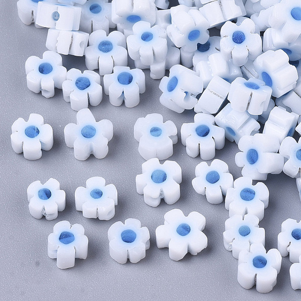 PandaHall Glass Beads, Flower, Deep Sky Blue, 4~6x4~6x2.5~3mm, Hole: 1mm Glass Flower Blue
PandaHall Glass Beads, Flower, Deep Sky Blue, 4~6x4~6x2.5~3mm, Hole: 1mm Glass Flower Blue