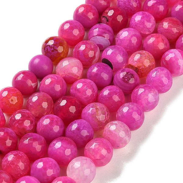 PandaHall Natural Agate Beads Strands, Dyed & Heated, Faceted, Round, Deep Pink, 10mm, Hole: 0.8mm, about 37pcs/strand, 14.96''(38cm)...
PandaHall Natural Agate Beads Strands, Dyed & Heated, Faceted, Round, Deep Pink, 10mm, Hole: 0.8mm, about 37pcs/strand, 14.96''(38cm)...