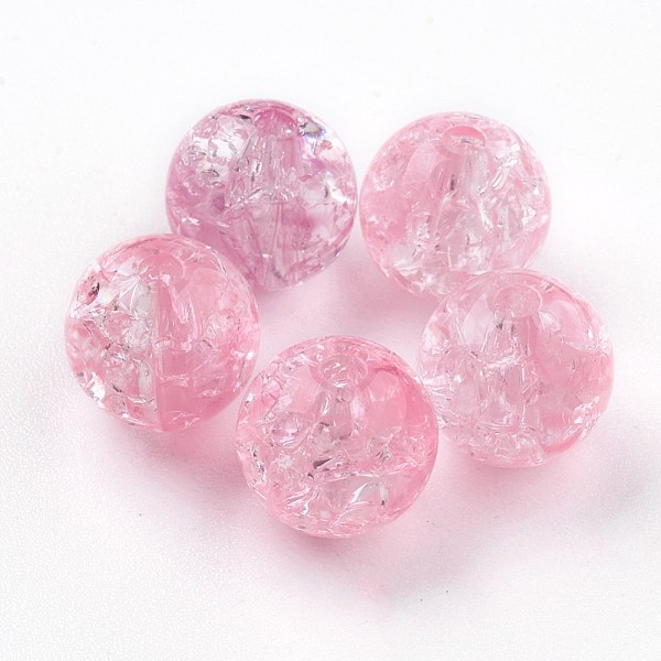 PandaHall Transparent Crackle Acrylic Beads, Round, Flamingo, 7.5~8x7mm, Hole: 1.8mm, about 1900pcs/500g Acrylic Round Pink
PandaHall Transparent Crackle Acrylic Beads, Round, Flamingo, 7.5~8x7mm, Hole: 1.8mm, about 1900pcs/500g Acrylic Round Pink
