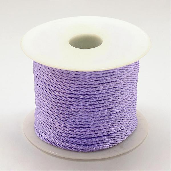 PandaHall Braided Nylon Thread, Medium Purple, 2mm, about 54.68 yards(50m)/roll Nylon Purple
PandaHall Braided Nylon Thread, Medium Purple, 2mm, about 54.68 yards(50m)/roll Nylon Purple